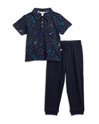 Splendid Boys' Splatter Polo & Sweatpants Set - Baby | Bloomingdale's