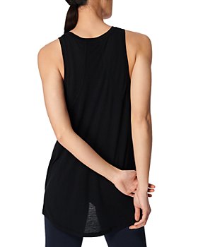 Save 5% Sweaty Betty Cotton Everyday Tank in Red Womens Clothing Tops Sleeveless and tank tops 