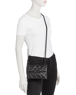 Mini Kensington Drench Leather Crossbody 