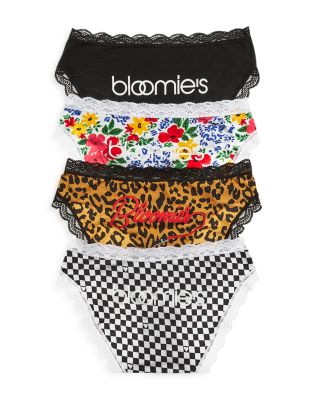 【bibiy】BLOOMY BUSTlER Bloomie's Briefs, Set of 4 - 100% Exclusive | Bloomingdale's