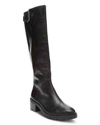 tall black leather womens boots