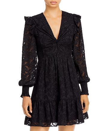AQUA Extended Shoulder Dress - 100% Exclusive | Bloomingdale's