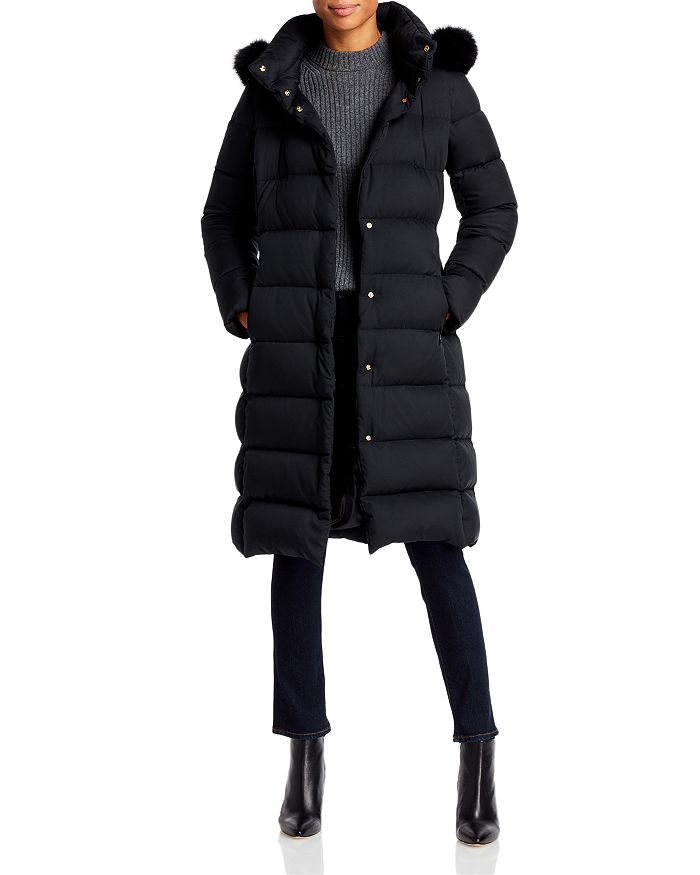 Herno Faux Fur Trim Hooded Down Puffer Coat | Bloomingdale's