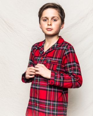 Unisex Imperial Tartan Flannel Pajama Set - Baby, Little Kid, Big Kid