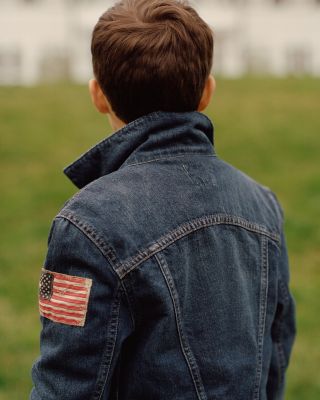 Boys' Cotton Denim Trucker Jacket - Big Kid