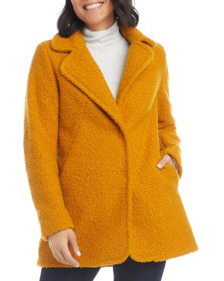 Boucle shops car coat