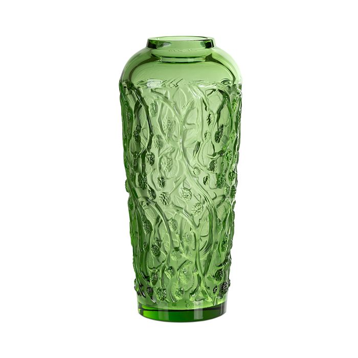 Lalique - Mures Vase, Green