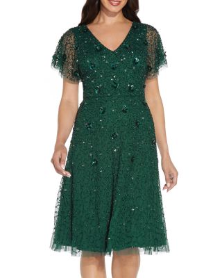 green cocktail dress for wedding