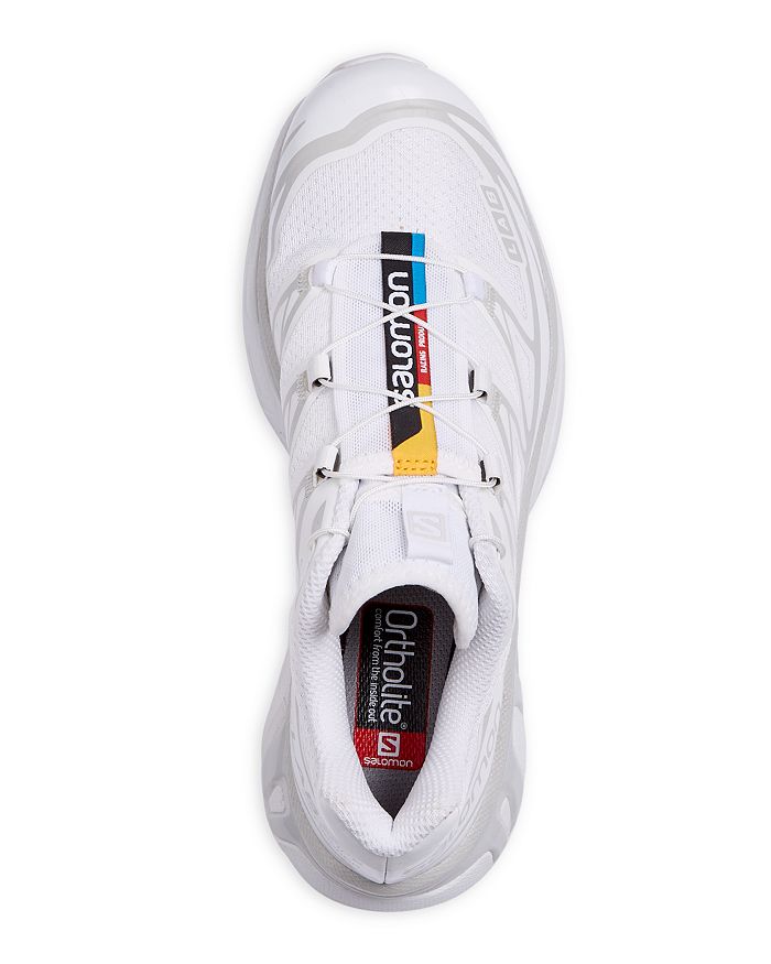 Shop Salomon Unisex Xt-6 Sportstyle Low Top Sneakers In White