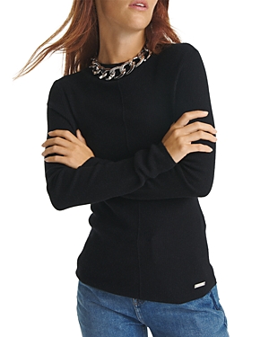 The Kooples Wool & Cashmere Fitted Sweater