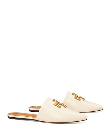 Tory burch white mules cheap