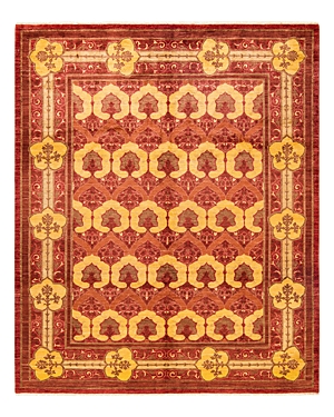 Bloomingdale's Arts & Crafts M1566 Area Rug, 7'10 X 9'5 In Red