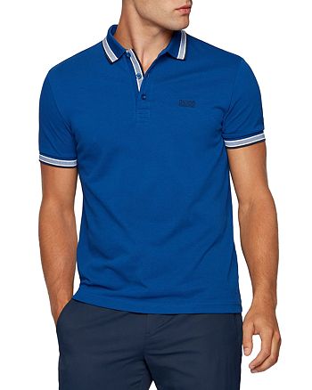 BOSS Paddy Contrast Trim Polo Shirt | Bloomingdale's
