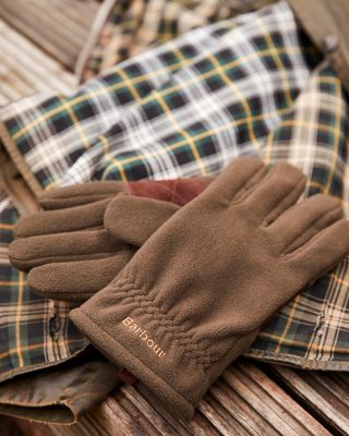 barbour fleece gloves