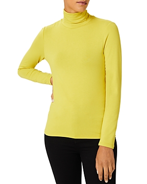 Hobbs London Mischa Turtleneck Top In Lemon Yellow