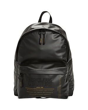 Versace Jeans Couture Faux Leather Logo Backpack