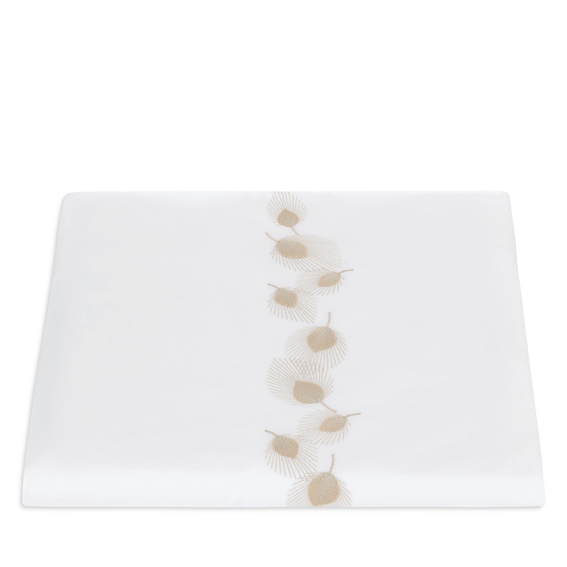 Matouk Feather Duvet Cover, Full/queen In Champagne