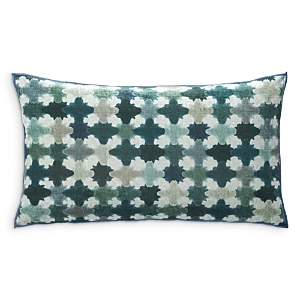 Yves Delorme Florentine Grenade Decorative Pillow, 13 X 22 In Turqoise