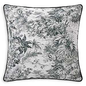 Yves Delorme Toile De Jouy Decorative Pillow, 18 X 18 In Paon