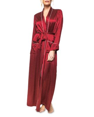 petite silk robe