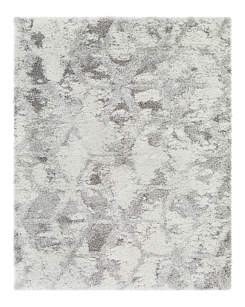Surya Alta Shag Asg-2302 Area Rug, 6'7 X 9' In Silver