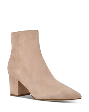 Marc Fisher Ltd Women's Jarli High Heel Booties In Light Natural Suede