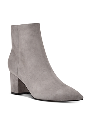 Marc Fisher Ltd Women's Jarli High Heel Booties In Medium Grey Suede