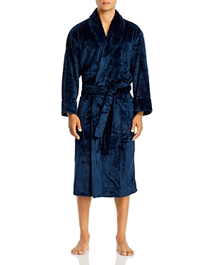 Daniel Buchler Plush Robe In Midnight