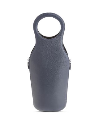 Wine Champagne Leather Travel Tote