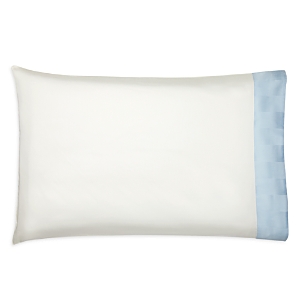 Shop Sferra Shogun Ikat Standard Pillowcase, Pair In Ivory/blue