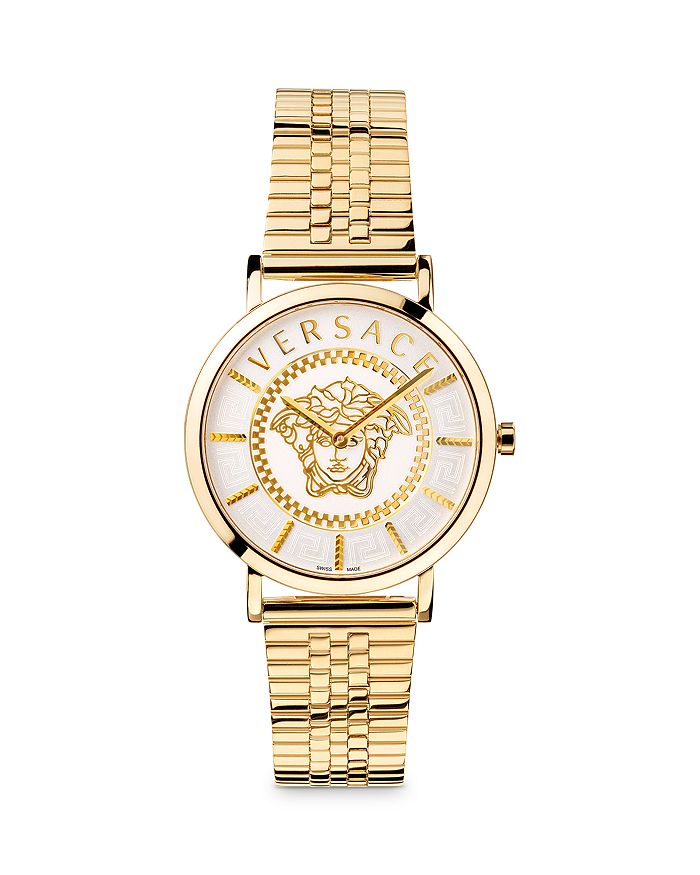 Versace V-Essential Watch, 36mm | Bloomingdale's