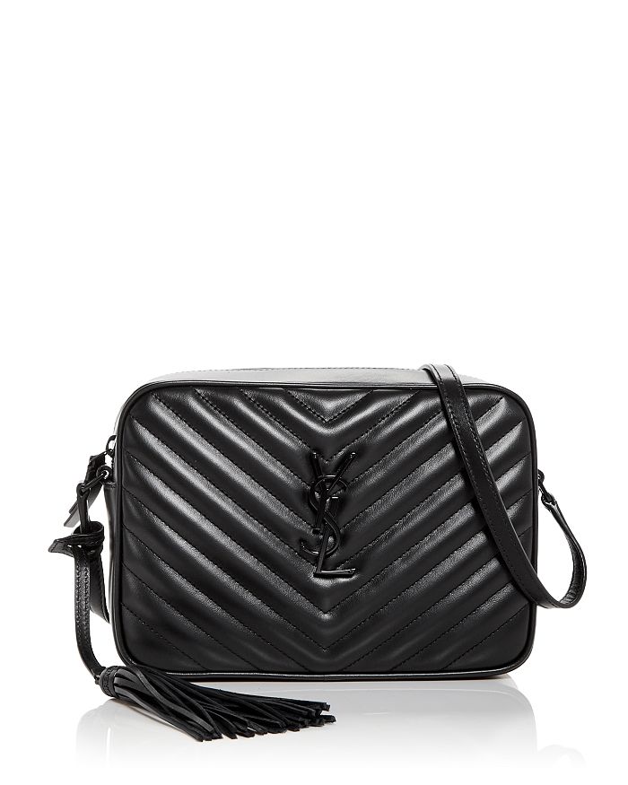 Yves Saint Laurent Lou Chevron Leather Camera Bag