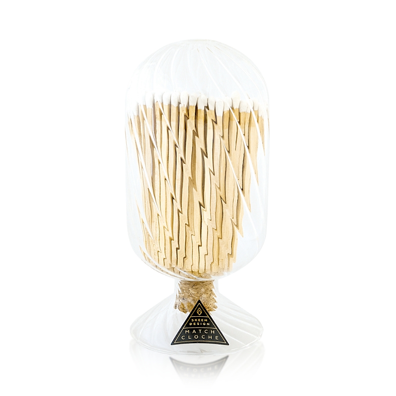 Skeem Design Helix Match Cloche & Matches In White