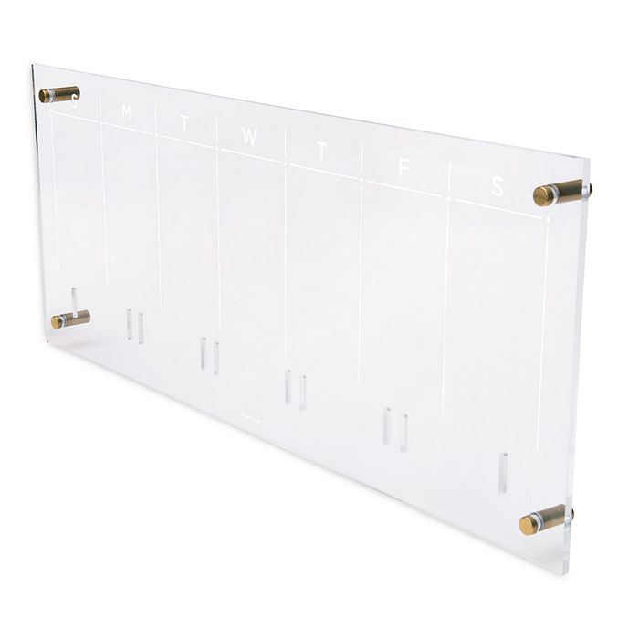 RUSSELL+HAZEL Acrylic Weekly Wall Calendar Bloomingdale's