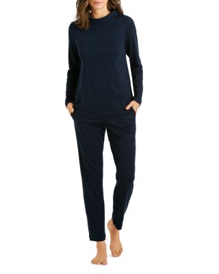 Hanro - Milla Cotton Long Sleeve Pajama Set