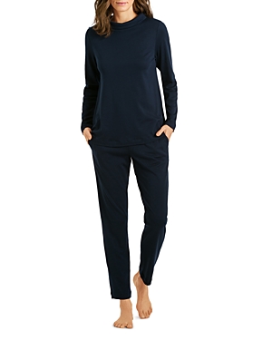 Hanro Milla Cotton Long Sleeve Pajama Set