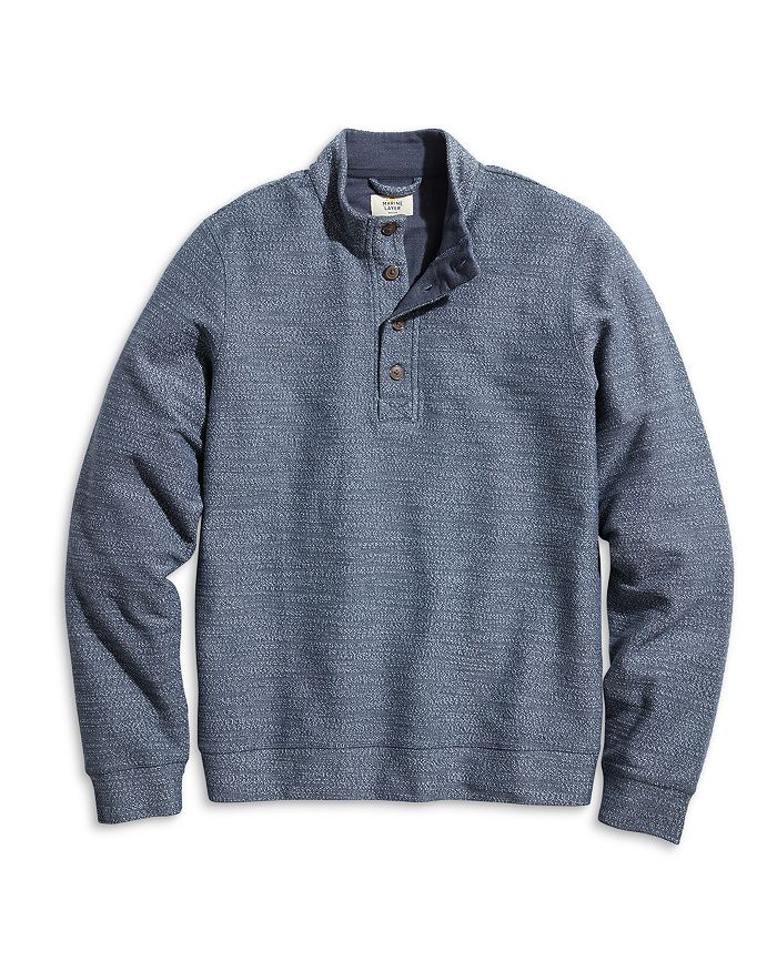 Mock online collar sweatshirt