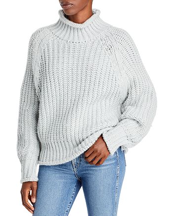 En Saison Ribbed Knit Turtleneck Sweater | Bloomingdale's