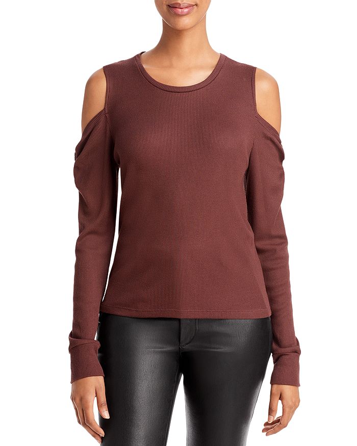 Cold shoulder thermal top 2025