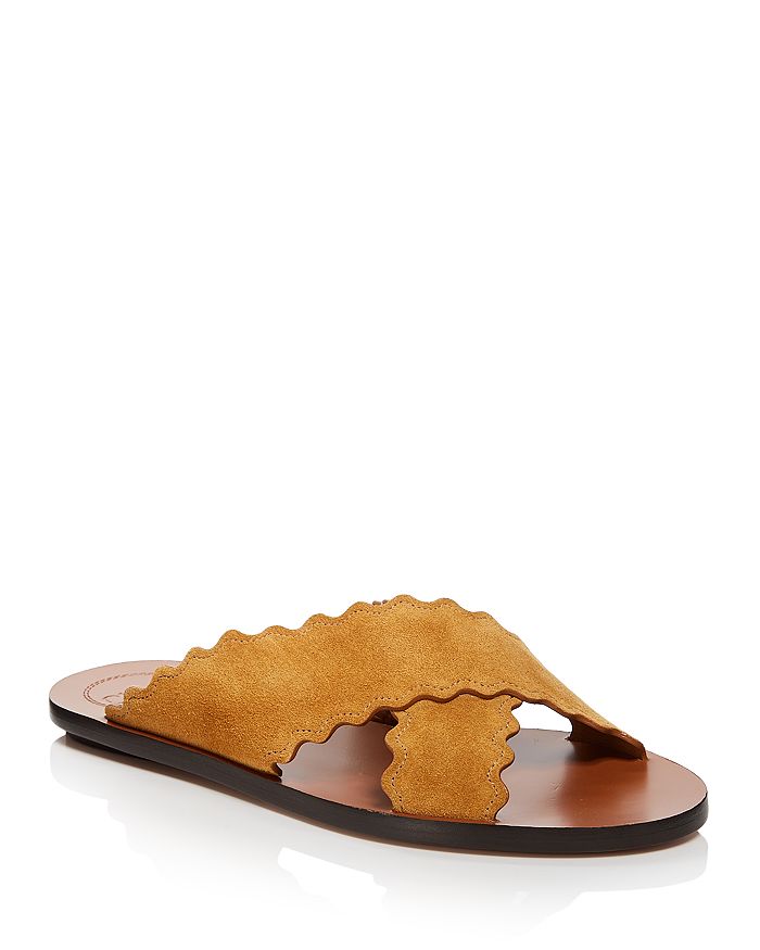 Chlo Women s Lauren Slide Sandals Bloomingdale s