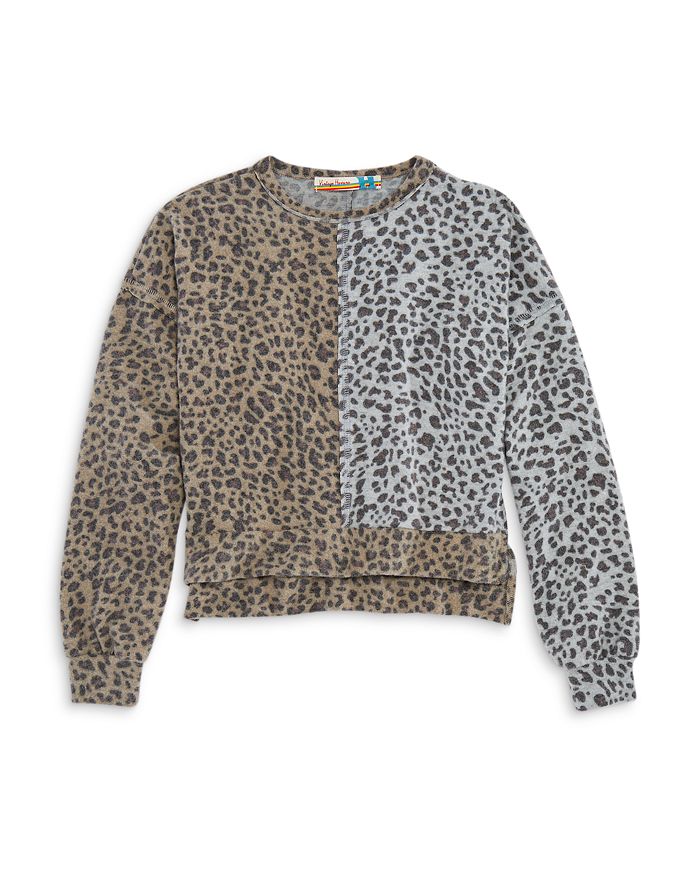 Ladies animal print sweatshirt outlet