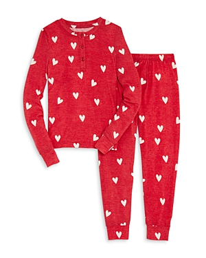 Honeydew Girls' Printed Pajama Set - Little Kid, Big Kid In Vixen Hearts