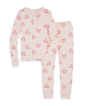 Honeydew Girls' Printed Pajama Set - Little Kid, Big Kid In Wish Candy Canes