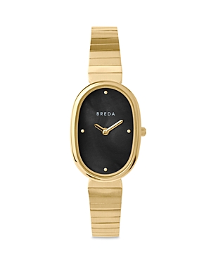 Shop Breda Jane Watch, 23mm In Black/gold