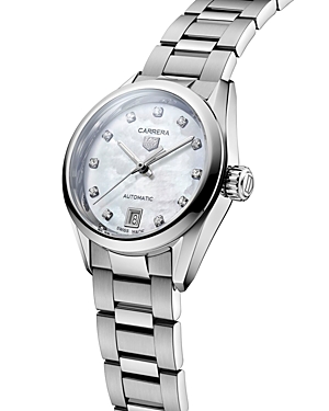 Tag Heuer Carrera Watch, 29mm In White/silver