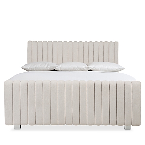 Bernhardt Silhouette Upholstered Panel Queen Bed In B576
