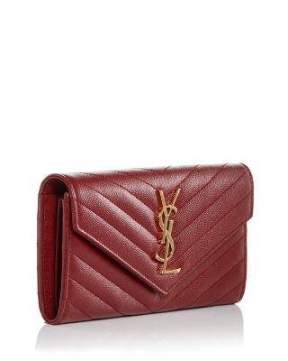 red long wallet