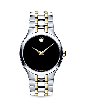 Movado Collection Watch, 39mm In Black/silver