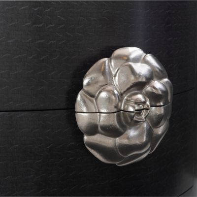 Silhouette 2 Drawer Rounded Rose Nightstand