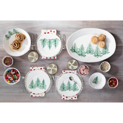 Melamine Lastra Holiday 3 Piece Place Setting